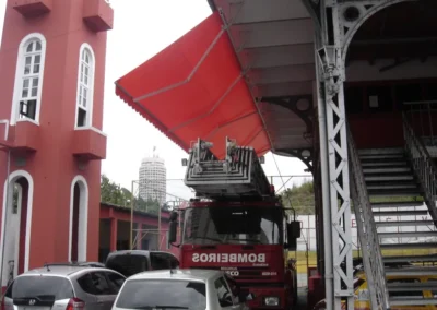 Bombeiros - Toldo Articulado | Toldos e Coberturas no RJ | Prosol Toldos