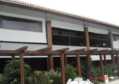Toldos para Hotéis - Toldo Cortina | Prosol Toldos | Toldos e Coberturas personalizados