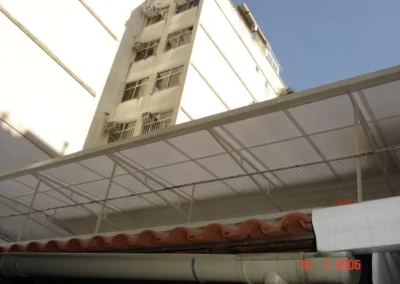Cobertura Terraço - Cobertura de Policarbonato - RJ // Reforma de Toldos RJ