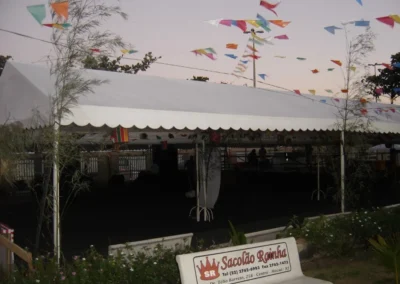 Toldo Branco Festa Junina - Locação de Toldos | Aluguel de Toldos no RJ | Niterói - São Gonaçalo